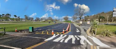Completed carpark at West Midlands Safari Park