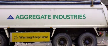 Aggregate Industries Tipper Truck at Barley Cop Lane