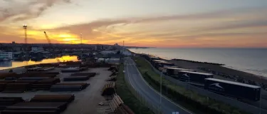 Shoreham Readymix Plant at sunset