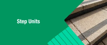 a banner for charcon step units