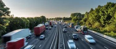 SuperSAMI on a busy motorway