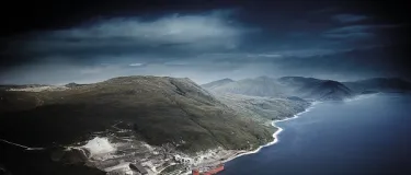 Glensanda Quarry from above