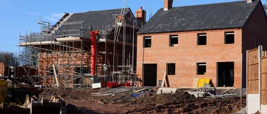 A housing development in progressions in the midlands where the Ultra18 lightweight block has been used in construction.