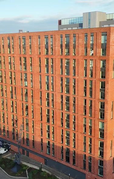 No.1 Old Trafford a new residential block in Manchester built with Holcim mortars