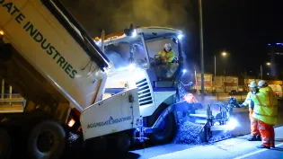 Prolay being laid at night