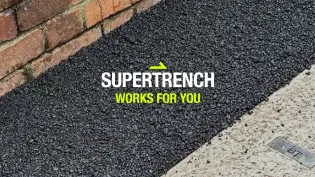 SuperTrench works for you banner