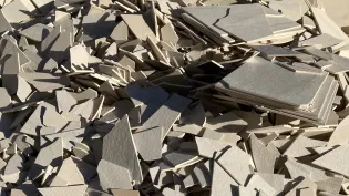 Recycled ceramic tiles to be used to make cement at Cauldon