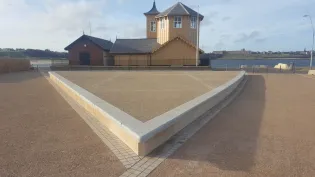 Artevia exposed in buff colour