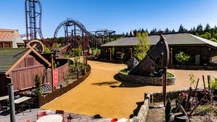 The new Valgard- Realm of the Vikings area at Paultons Park completed with Holcim's Supercolour Ultra Buff.