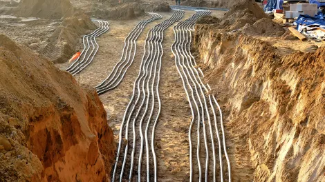 SuperSand 97-1 being laid