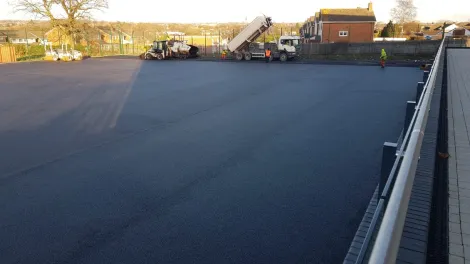 SuperSport being laid at Kingswinford school