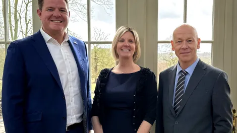 Representatives from Aggregate Industries with the IAT