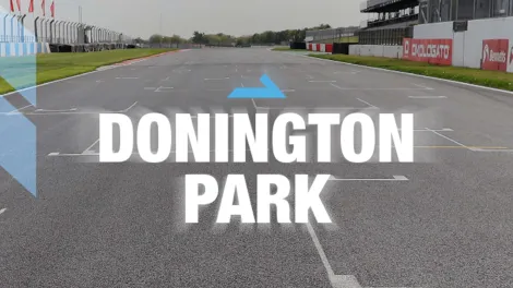 Donington Park Race Circuit banner