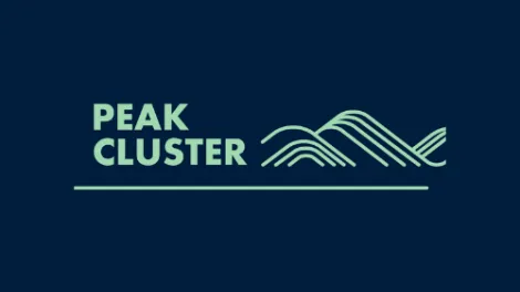 Logo for Peak Cluster - social version