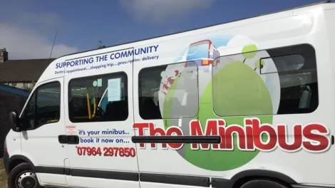 Community Support Minibus at Cauldon