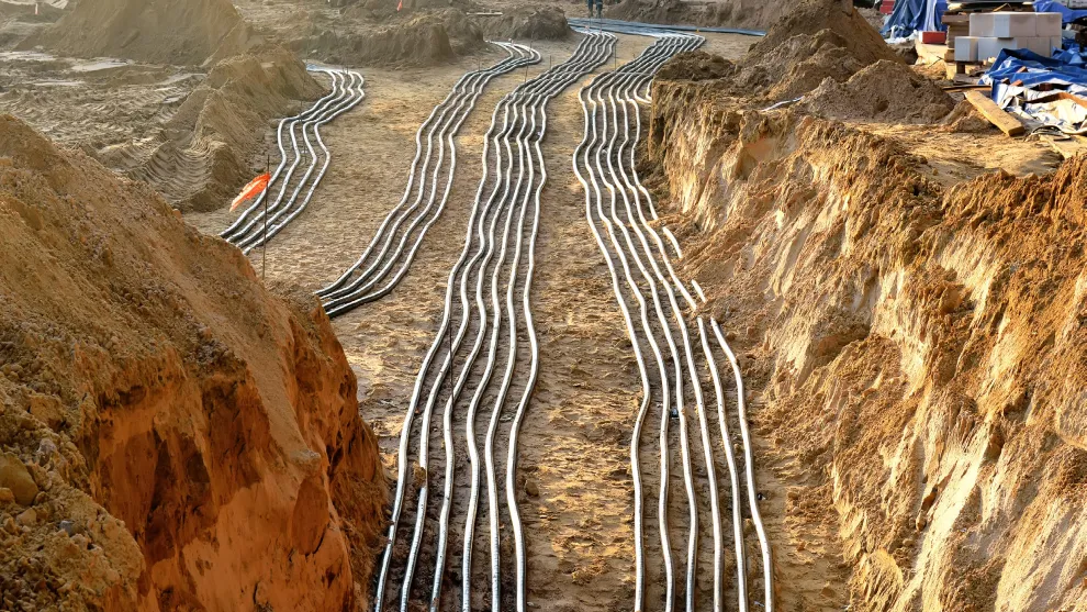 SuperSand 97-1 being laid