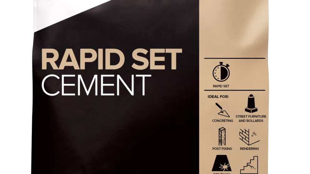 Lafarge Rapid Set cement bag 