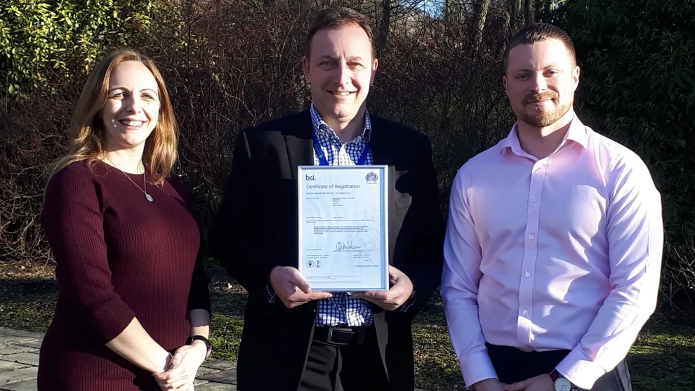 ISO50001 Certificate Winners