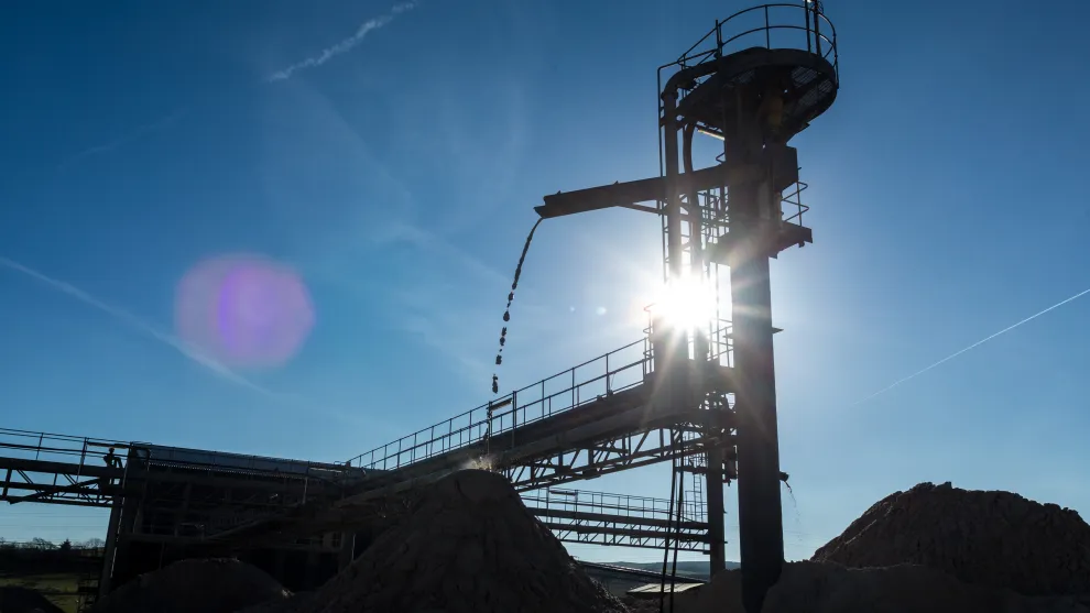 Levenseat Quarry Sand Pile