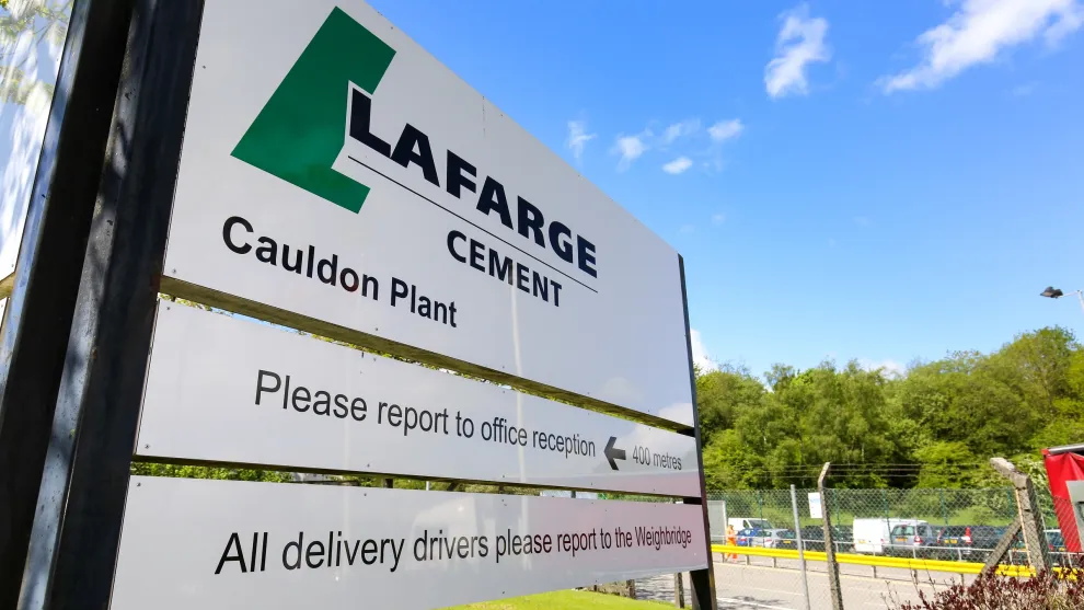 LaFarge Cement Cauldon Plant