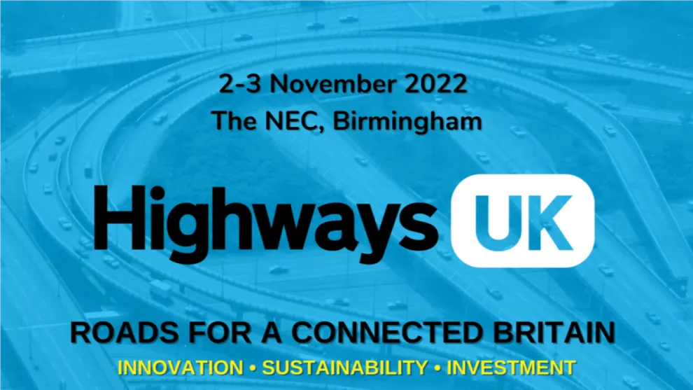Highways UK 2022, 2-3 November 2022, NEC Birmingham