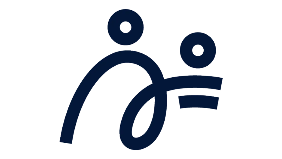 Icon depicting two people together