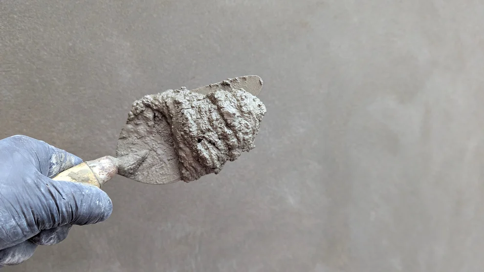Scoop of cement