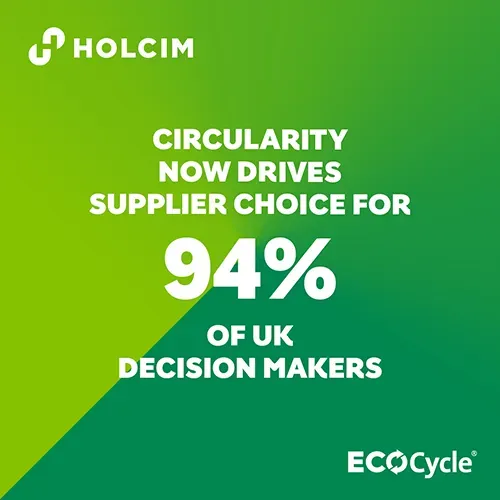 Text with Holcim and ECOCycle logos