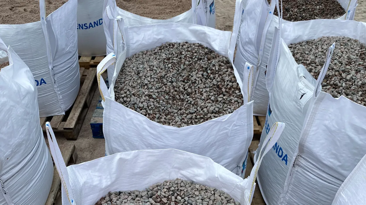 Bagged Granite from Glensanda quarry