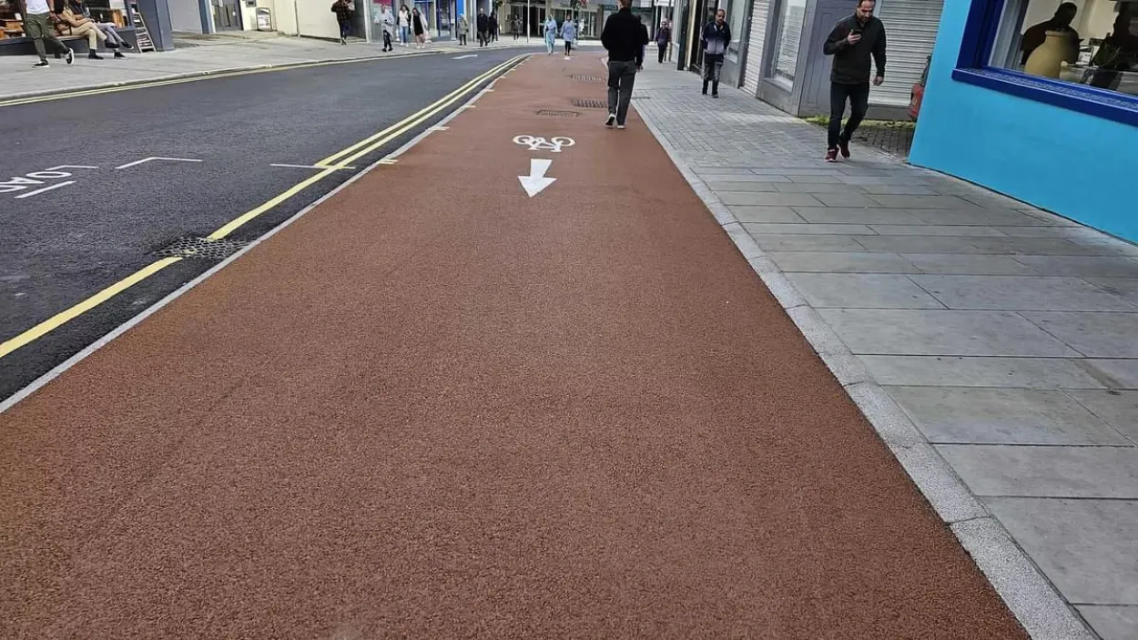 SuperColour Ultra in bespoke copper colour for cycleway in Derby.jpg