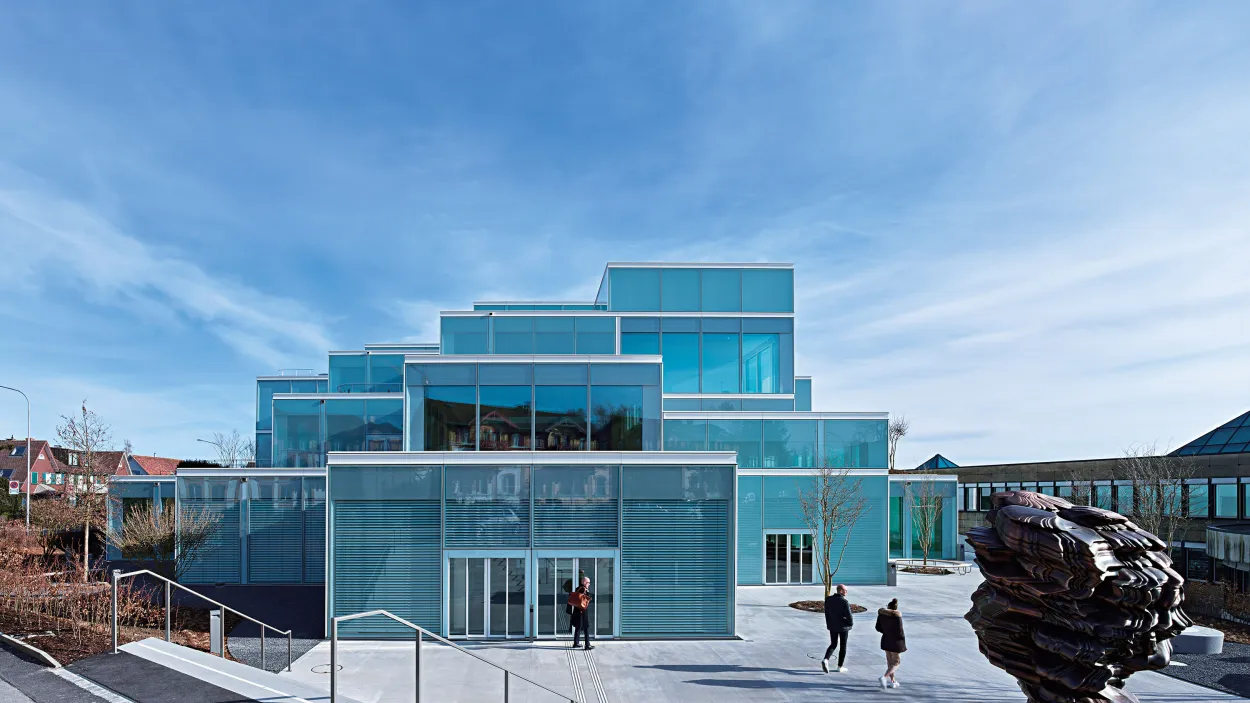 The Square StGallen building outside during the day