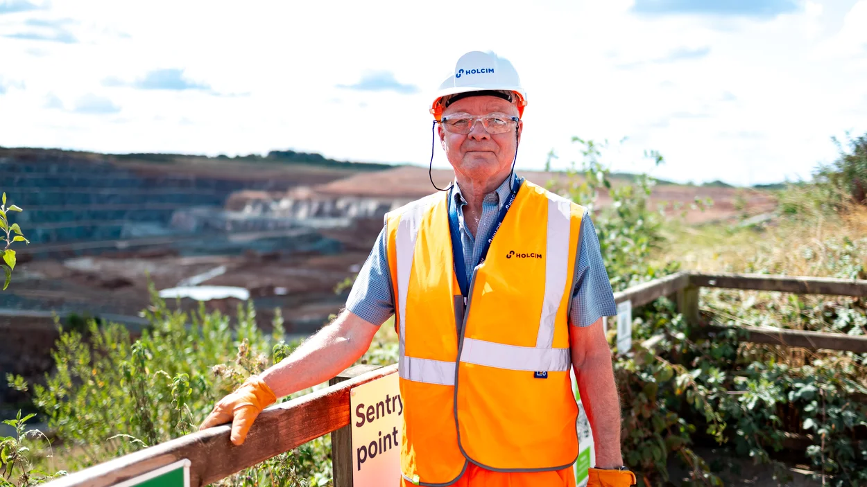 Andy Jackson, assistant quarry manager at Bardon Hill Quarry, who is retiring after 30 years.