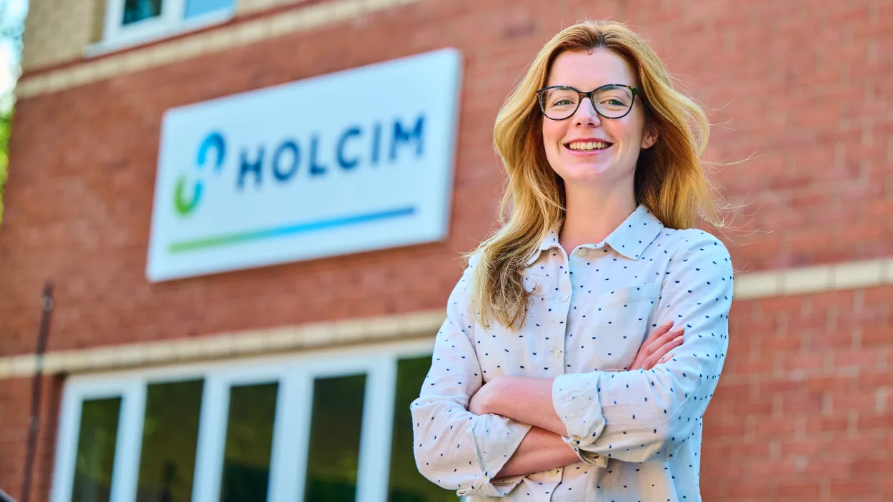 Laura Golledge, East Midlands RMX General Manager, at the Whestone RMX Plant in Leicester.