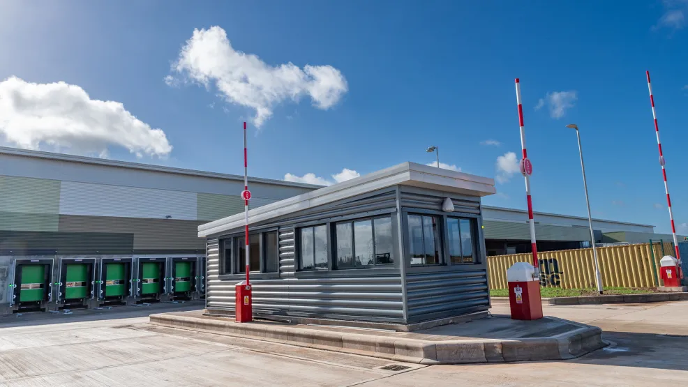 Entrance to distribution centre