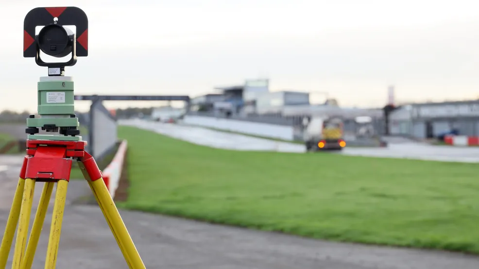 LIDAR scanner at Donington Park