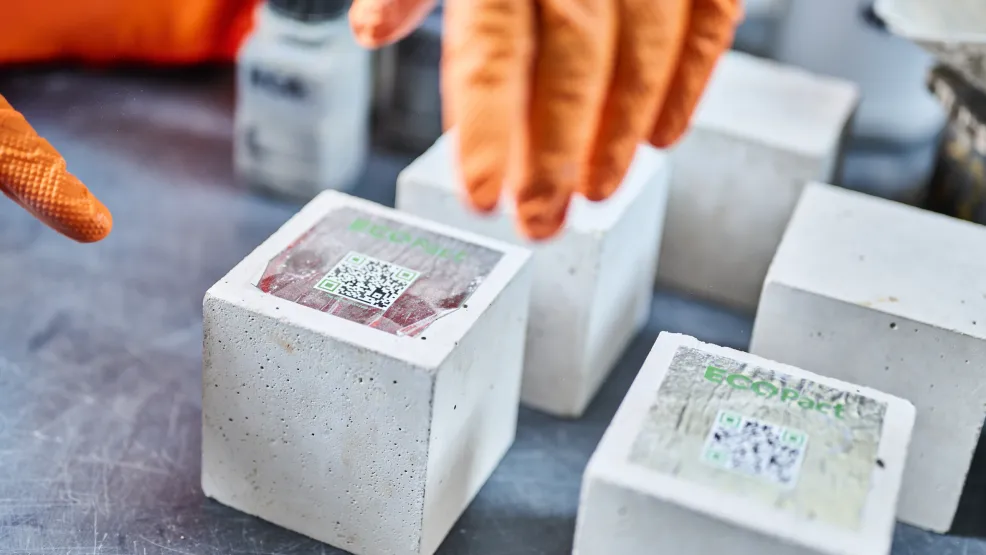 Concrete Cube Tests at Cement Laboratory