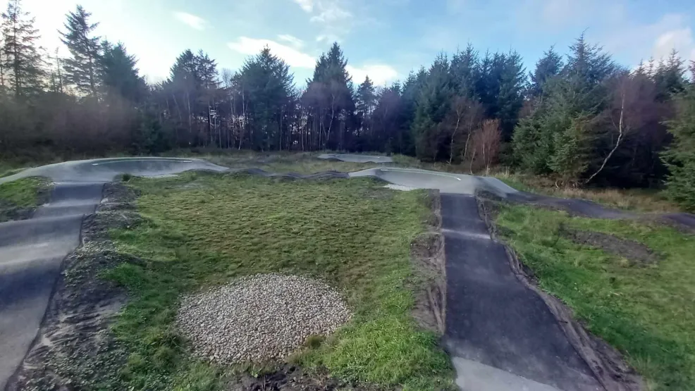 Supersport Track installed at Sutton Bank showing pump track and trees.jpg
