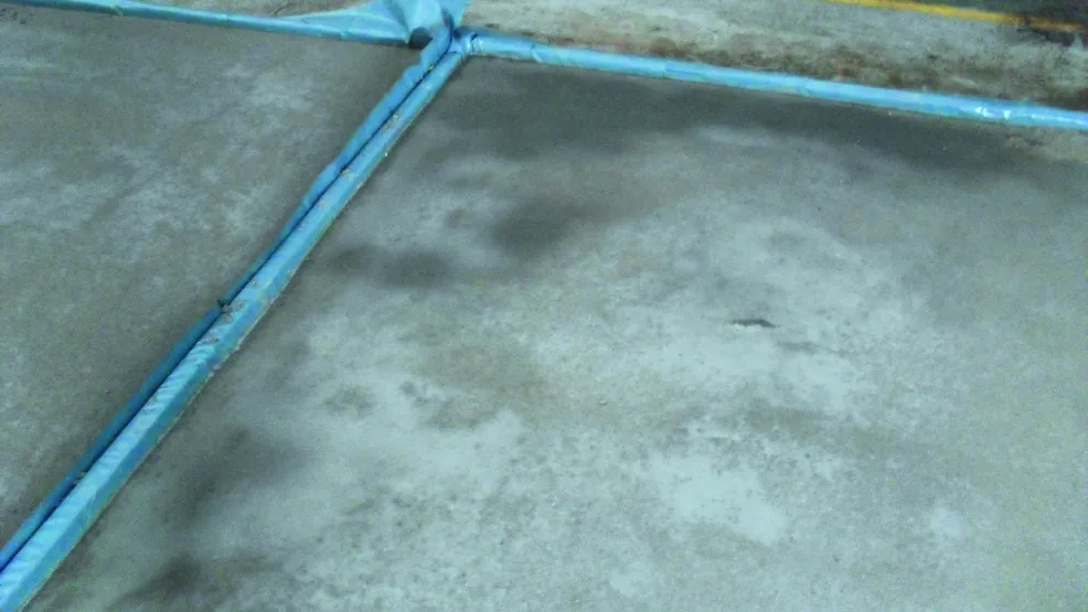 Bardon Garage rapid screed trial carbide test