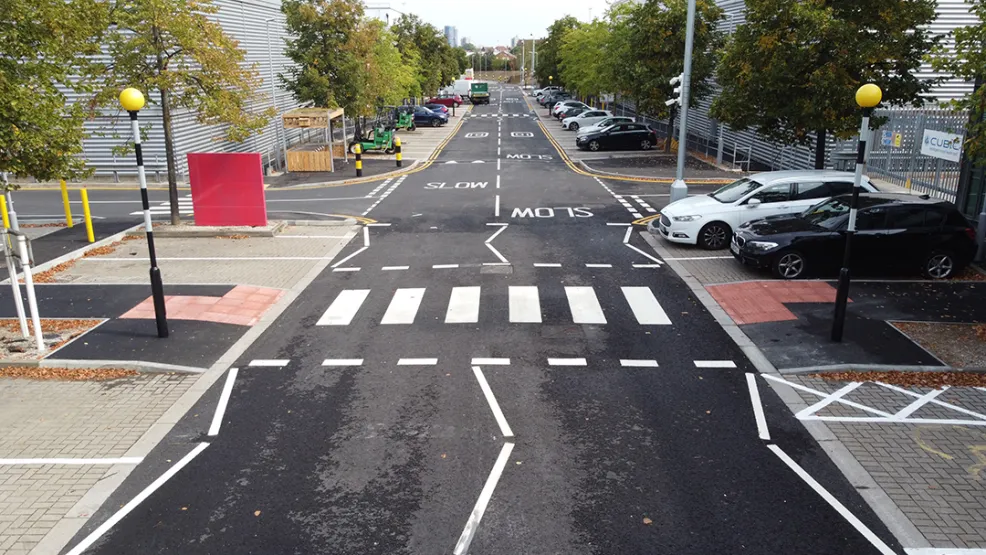 SEGRO Park Canning Town Pedestrian Crossing