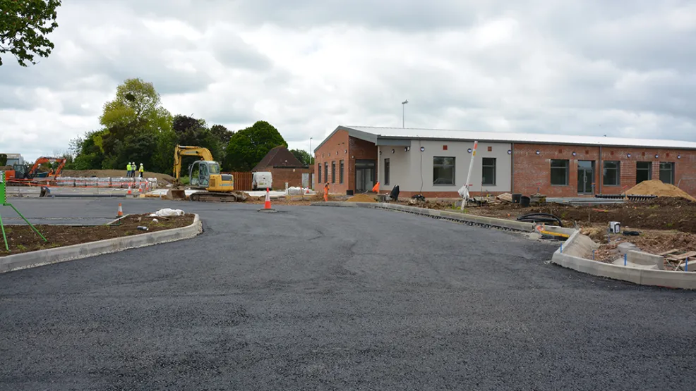 Swindon Cycle Track Car Park Surfacing