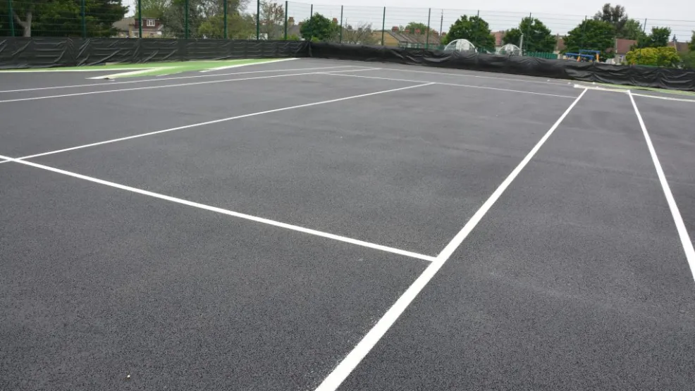 Bostall Gardens Tennis Court Surface