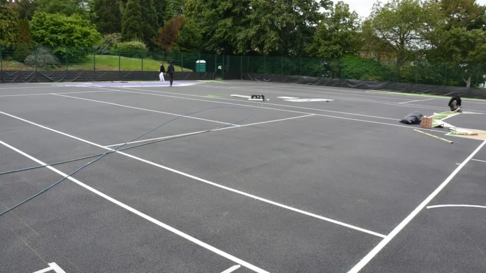 Bostall Gardens Tennis Court Asphalt