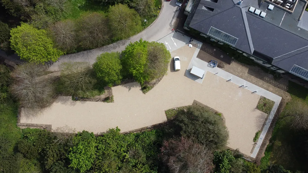 Goring Hall Hospital Aerial View