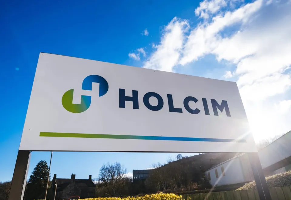 Holcim Location Site Entrance Sign