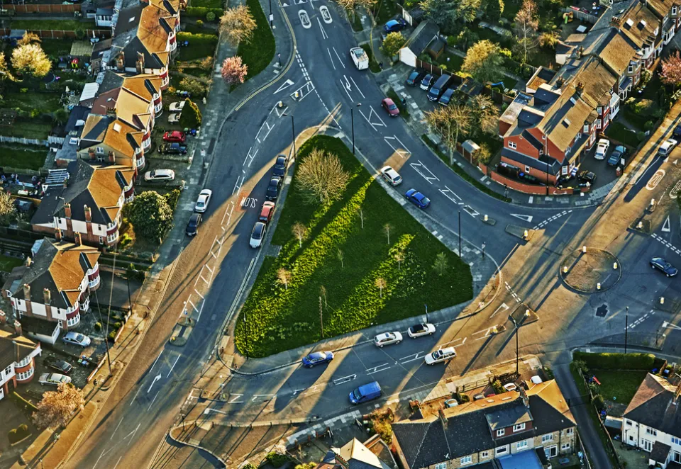 SuperFlex Asphalt aerial shot from a drone