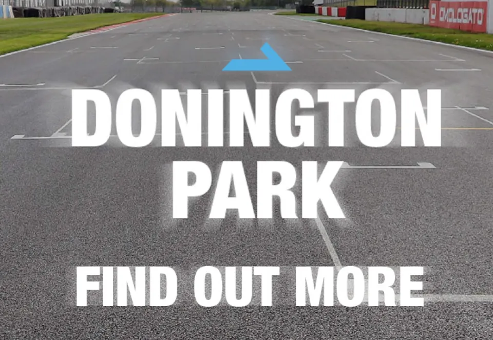 Find out more about Donington Park banner