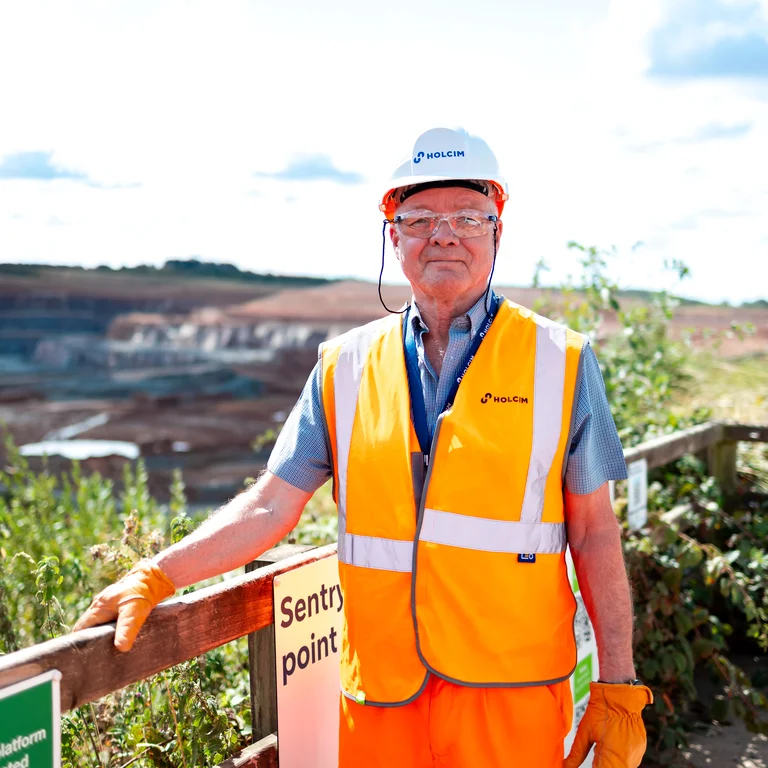 Andy Jackson, assistant quarry manager at Bardon Hill Quarry, who is retiring after 30 years.