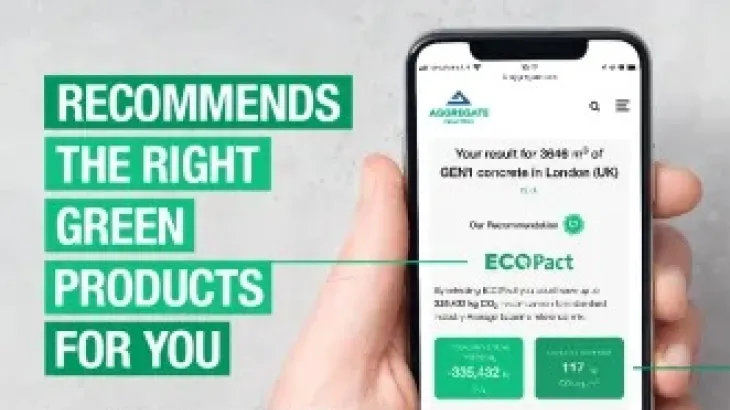 ecopact calculator on a phone