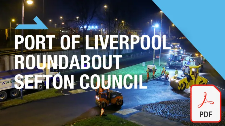 PDF download thumbnail with text reading Port of Liverpool Roundabout - Sefton Council