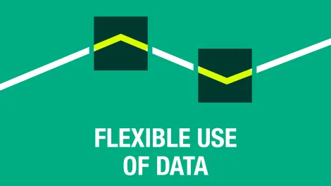 Flexible use of data